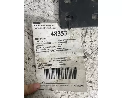 INTERNATIONAL TerraStar Miscellaneous Parts