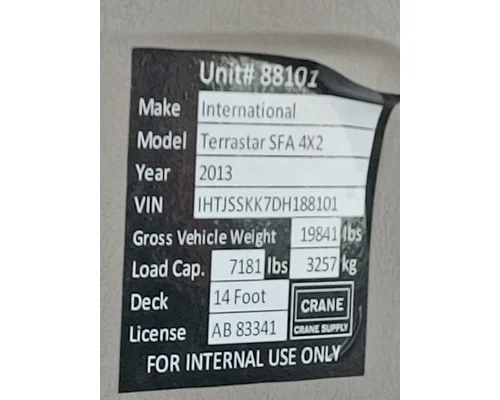 INTERNATIONAL Terrastar Complete Vehicle