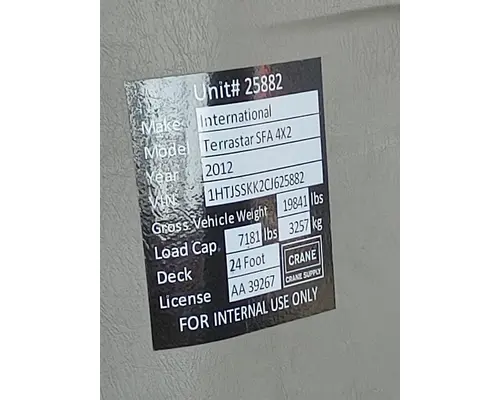 INTERNATIONAL Terrastar Rebuilders