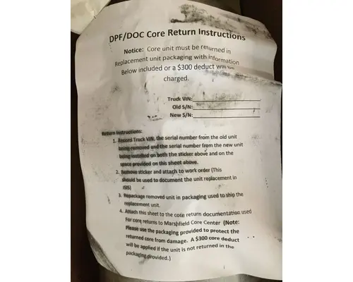 INTERNATIONAL VT365 (6.0L) DPF (Diesel Particulate Filter)