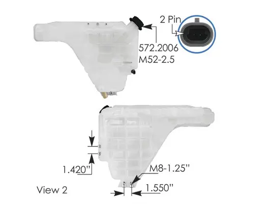 INTERNATIONAL WORKSTAR RADIATOR SURGE TANK