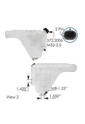 INTERNATIONAL WORKSTAR RADIATOR SURGE TANK