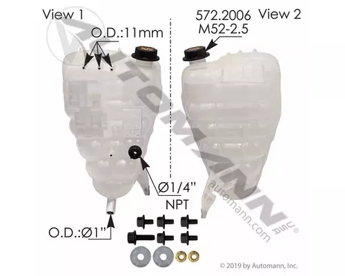 INTERNATIONAL WorkStar 7300 Coolant Reservoir