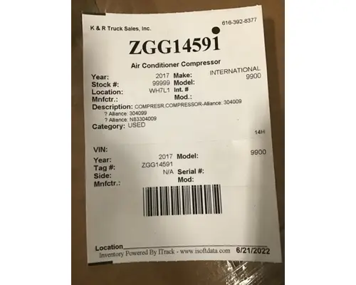 INTERNATIONAL  Air Conditioner Compressor