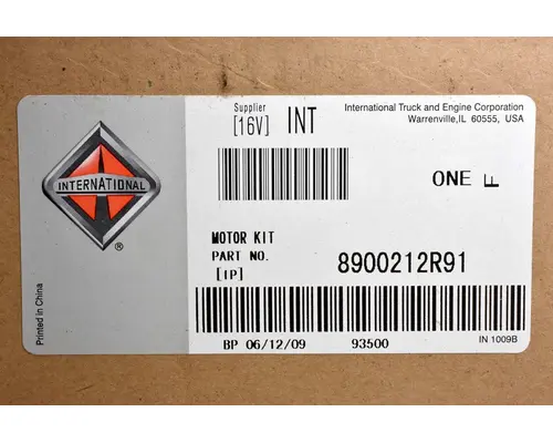 INTERNATIONAL  Blower Motor (HVAC)