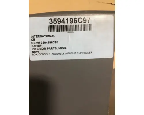INTERNATIONAL  Console