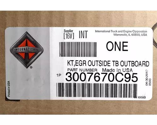 INTERNATIONAL  EGR Line