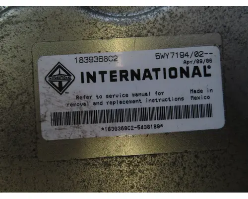 INTERNATIONAL  Electronic Engine Control Module