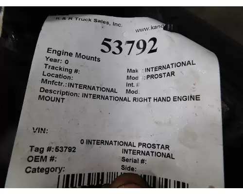 INTERNATIONAL  Engine Mounts