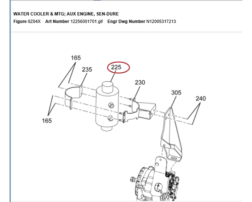 INTERNATIONAL  Engine Oil Cooler