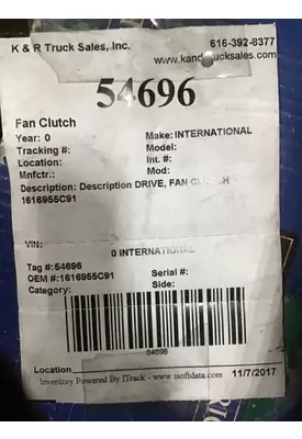 INTERNATIONAL  Fan Clutch