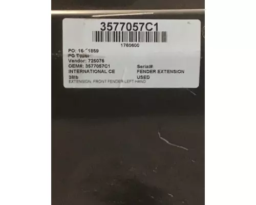INTERNATIONAL  Fender Extension