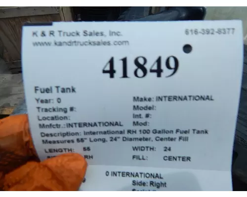 INTERNATIONAL  Fuel Tank
