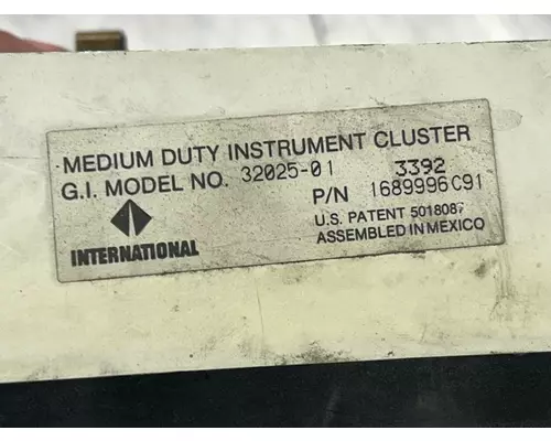 INTERNATIONAL  Instrument Cluster