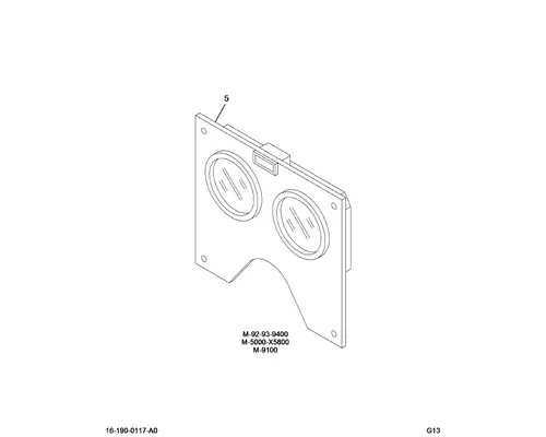 INTERNATIONAL  Instrument Cluster