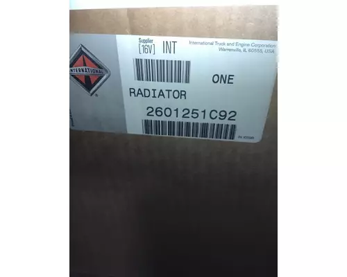 INTERNATIONAL  Radiator