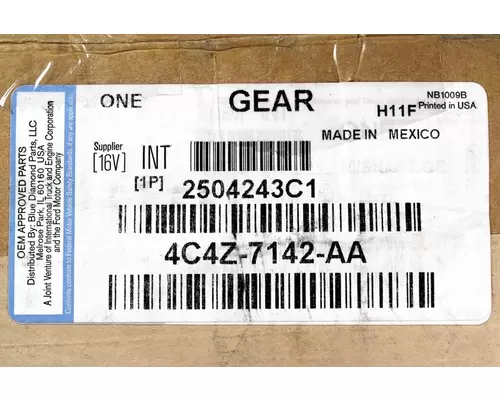 INTERNATIONAL  Timing Gears