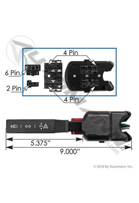 INTERNATIONAL  Turn Signal/Wiper Switch