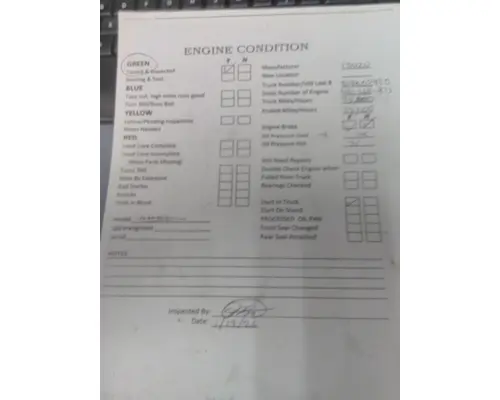 ISUZU 4HK1TC (5.2L) ENGINE ASSEMBLY