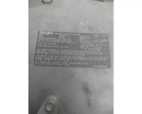 ISUZU 4HK1TC (5.2L) ENGINE ASSEMBLY