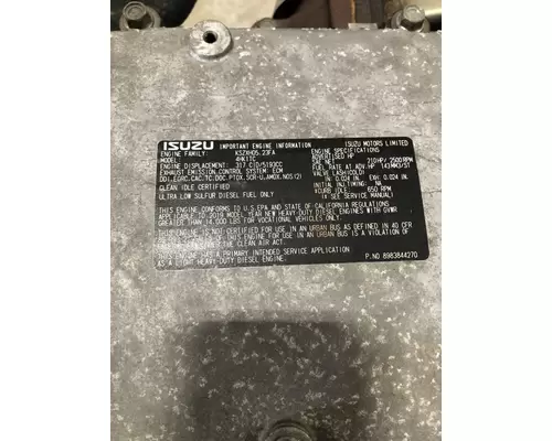 ISUZU 4HK1TC Engine Assembly