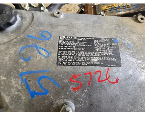 ISUZU 4HK1TC Engine Assembly