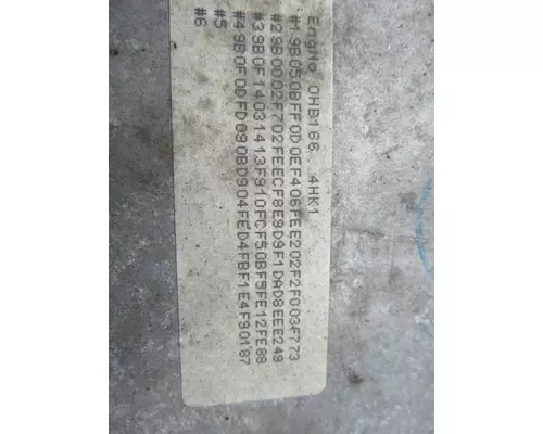 ISUZU 4HK1TC Engine Assembly