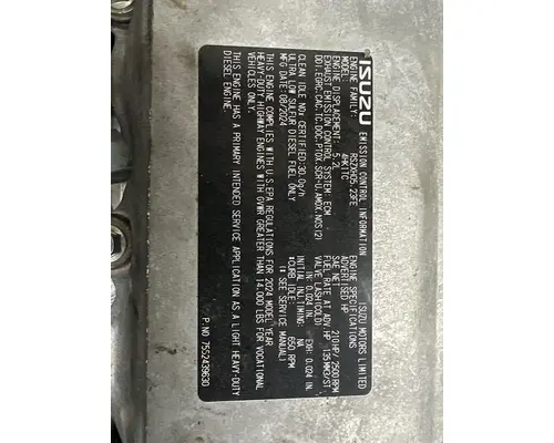 ISUZU 4HK1TC Engine Assembly