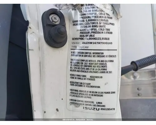 ISUZU 4HK1TC Engine Assembly