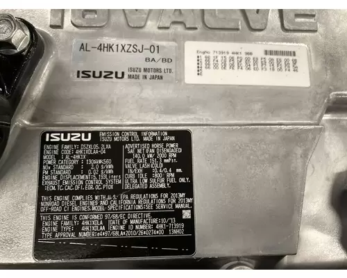 ISUZU 4HK1X Engine