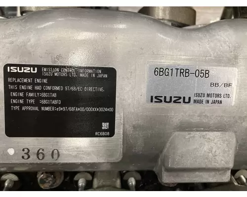 ISUZU 6BG1T Engine