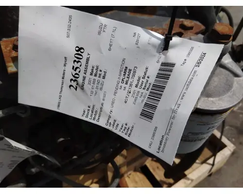 ISUZU 6HE1T (7.1L) ENGINE ASSEMBLY