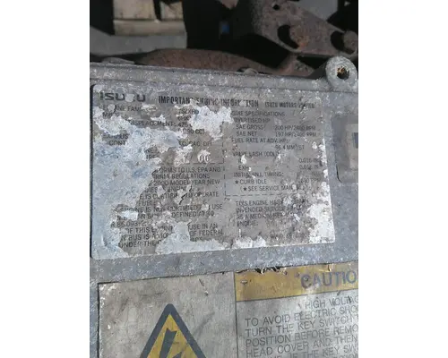 ISUZU 6HK1TC 7.8L DMAX ENGINE ASSEMBLY