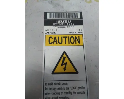ISUZU 6HK1TC ENGINE CONTROL MODULE (ECM)