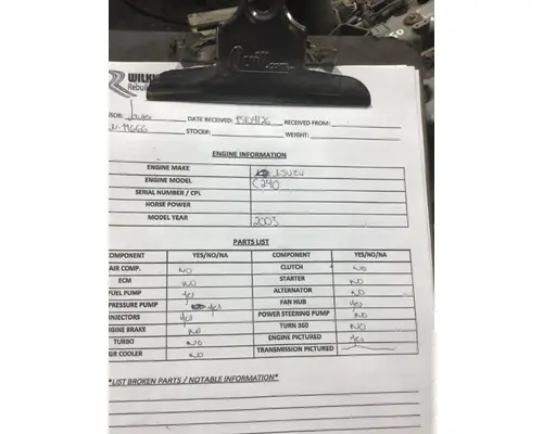 ISUZU C240 Engine Assembly
