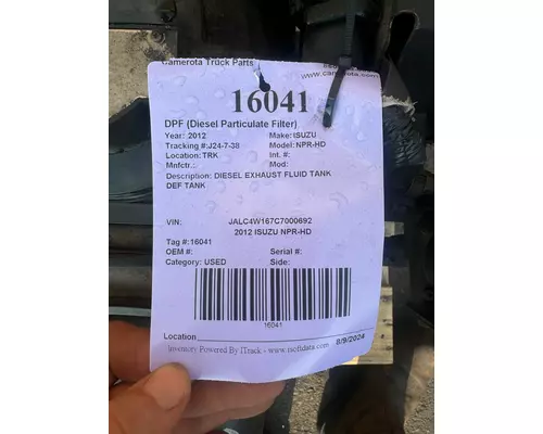 ISUZU NPR-HD DEF Tank