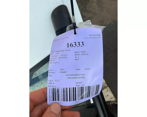 ISUZU NPR-HD Door Assembly, Front
