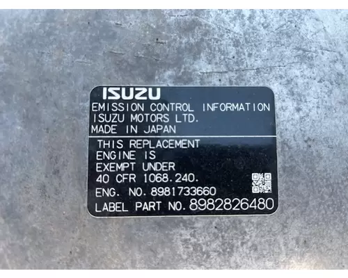 ISUZU NPR-HD Vehicle For Sale