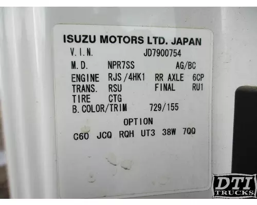 ISUZU NPR Axle Assembly, Rear