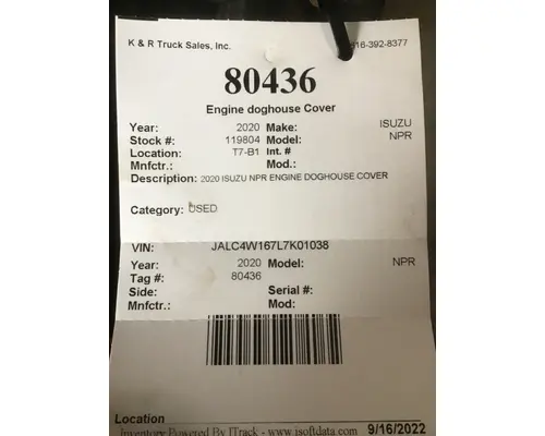 ISUZU NPR Door Panel (Trim)