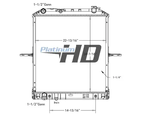 ISUZU NPR RADIATOR ASSEMBLY