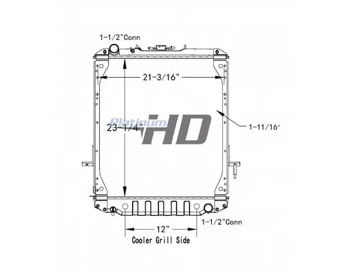 ISUZU NPR RADIATOR ASSEMBLY