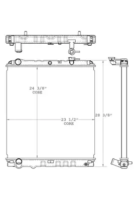 ISUZU NQR Radiator