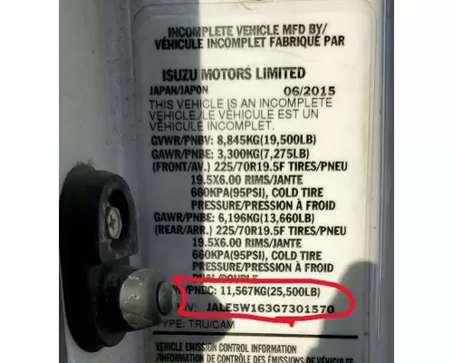 ISUZU NRR Vehicle For Sale