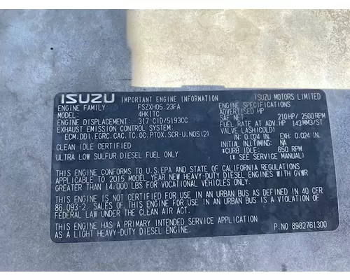 ISUZU NRR Vehicle For Sale
