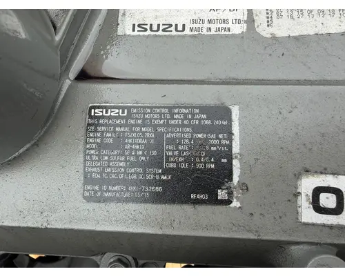 ISUZU  Engine Assembly