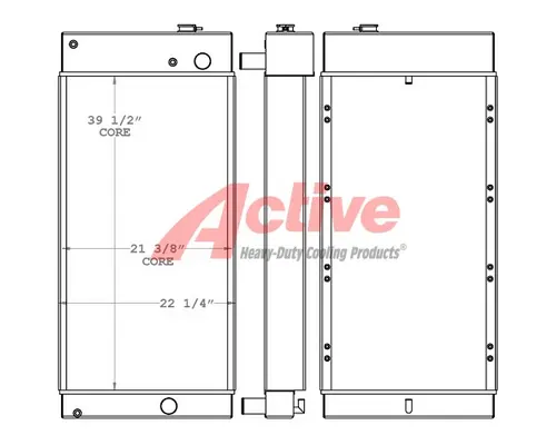 Ingersoll Rand 850CFM Compressor Radiator