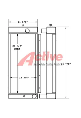 Ingersoll Rand D250PDX Radiator