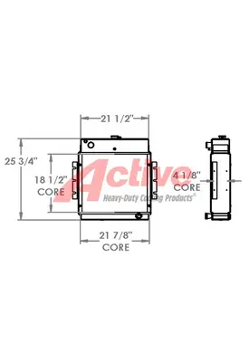 Ingersoll Rand Telehandler Radiator