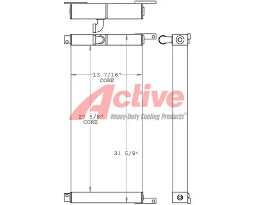 International Harvester TD15B Engine Oil Cooler